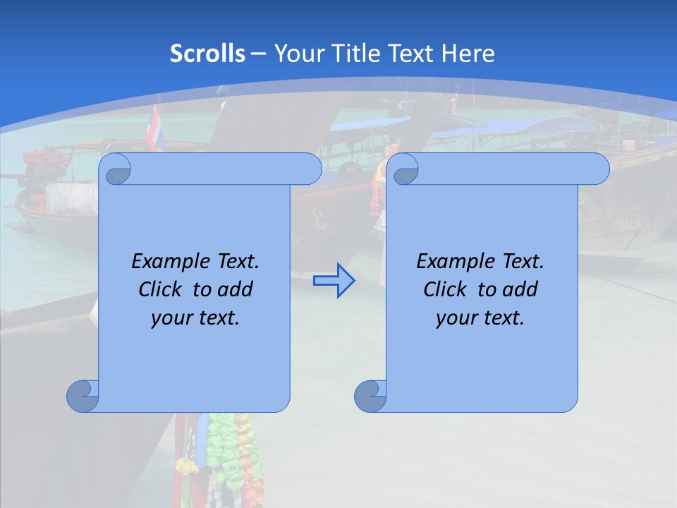 Chinese Transparent Phuket PowerPoint Template