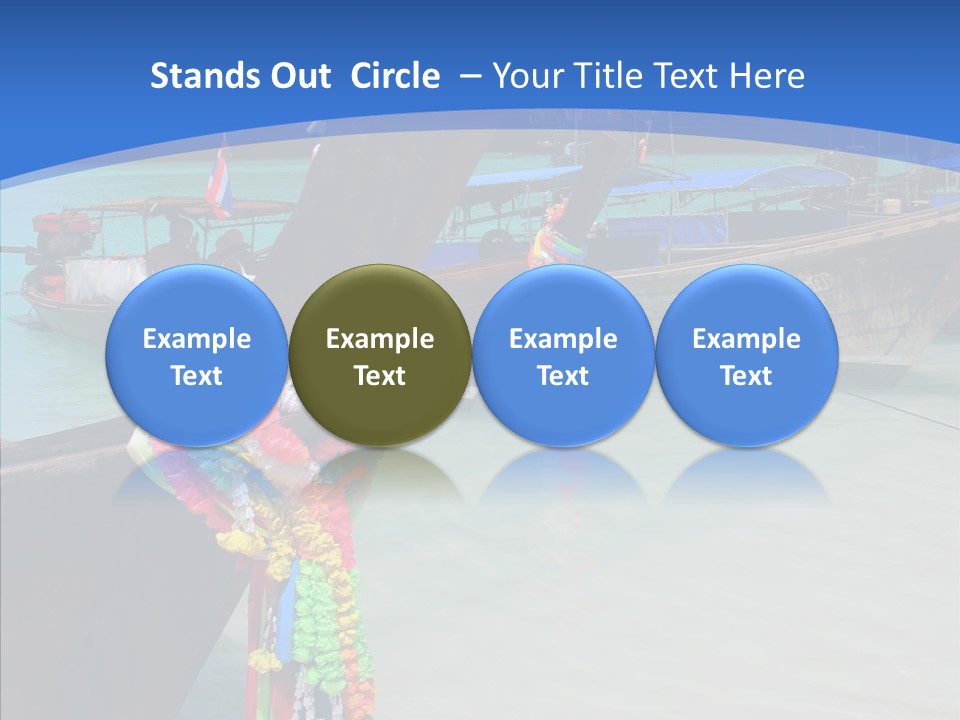 Chinese Transparent Phuket PowerPoint Template