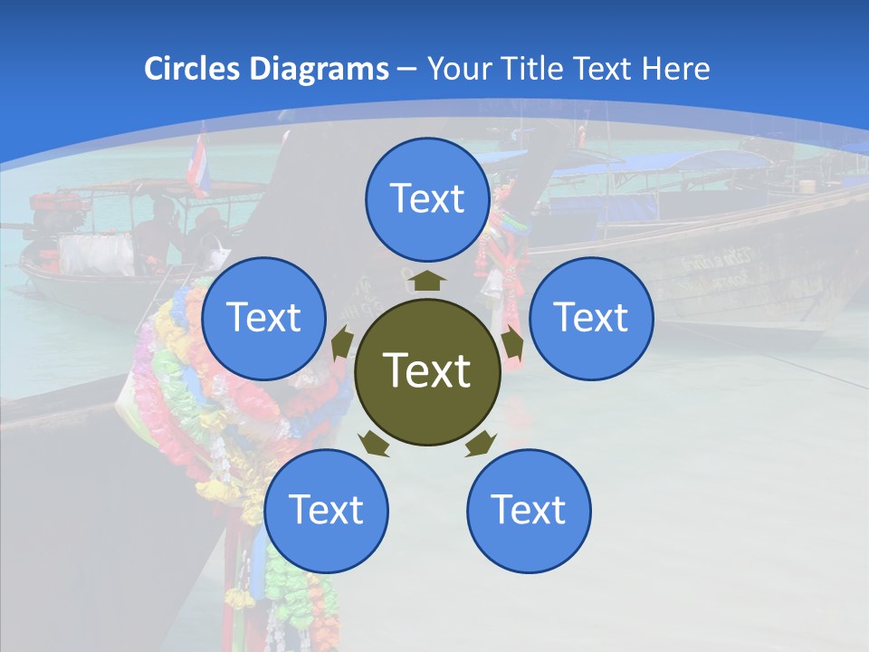 Chinese Transparent Phuket PowerPoint Template