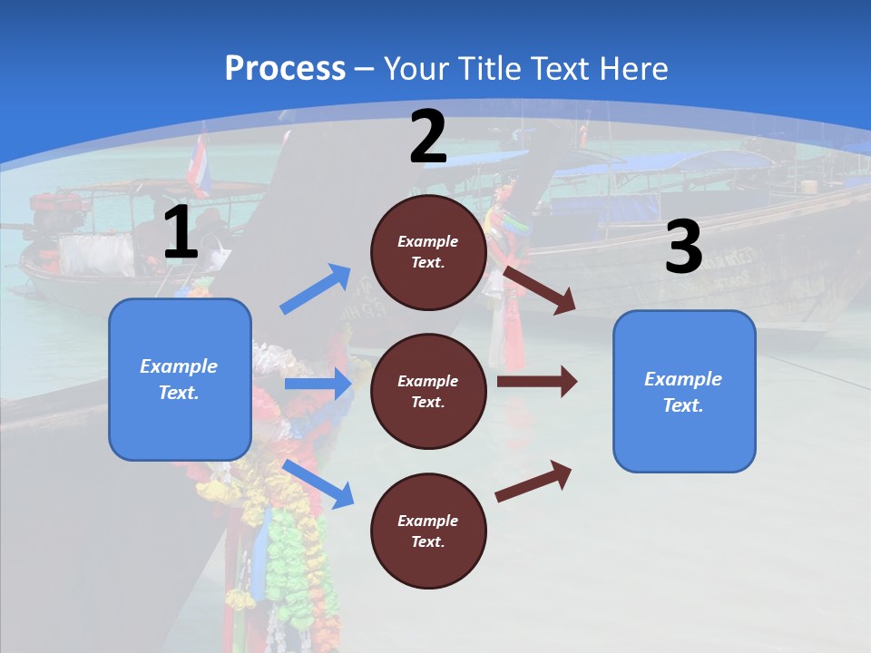 Chinese Transparent Phuket PowerPoint Template