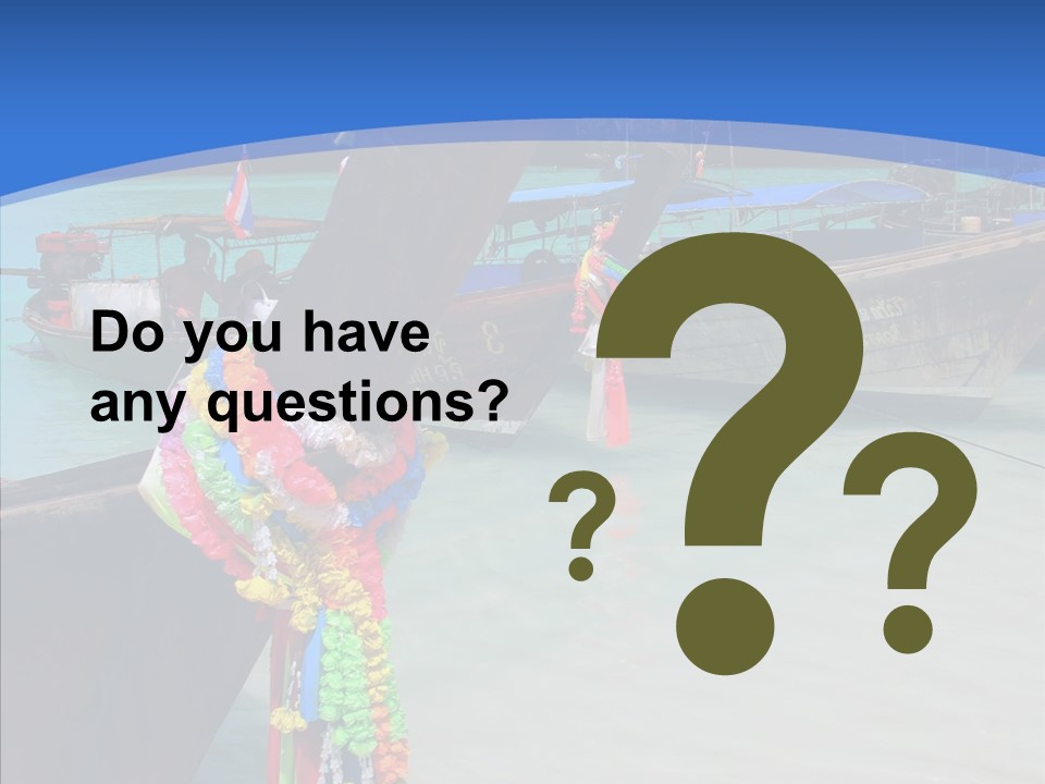 Chinese Transparent Phuket PowerPoint Template