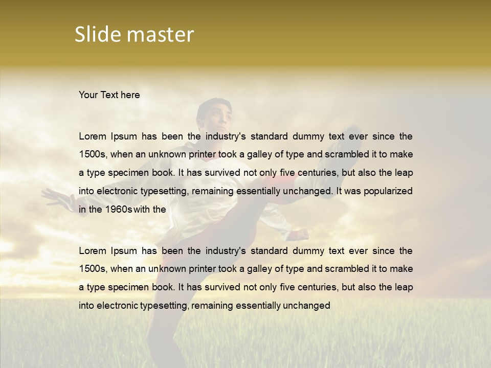 Sport Cup Agriculture PowerPoint Template