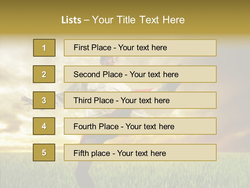Sport Cup Agriculture PowerPoint Template