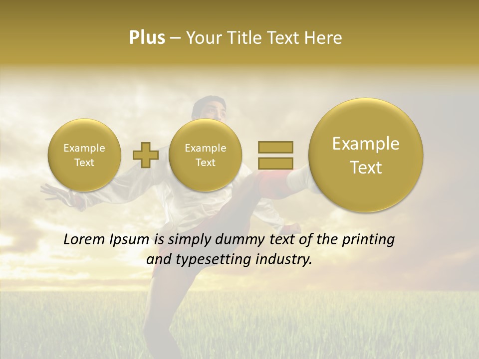 Sport Cup Agriculture PowerPoint Template