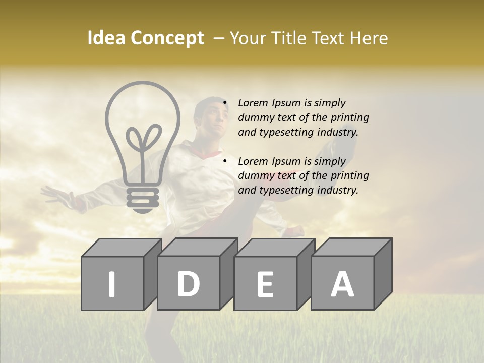 Sport Cup Agriculture PowerPoint Template