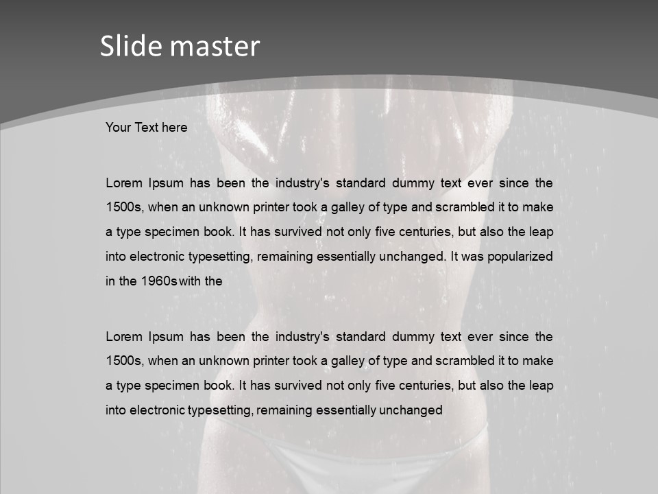 Character Company Chair PowerPoint Template