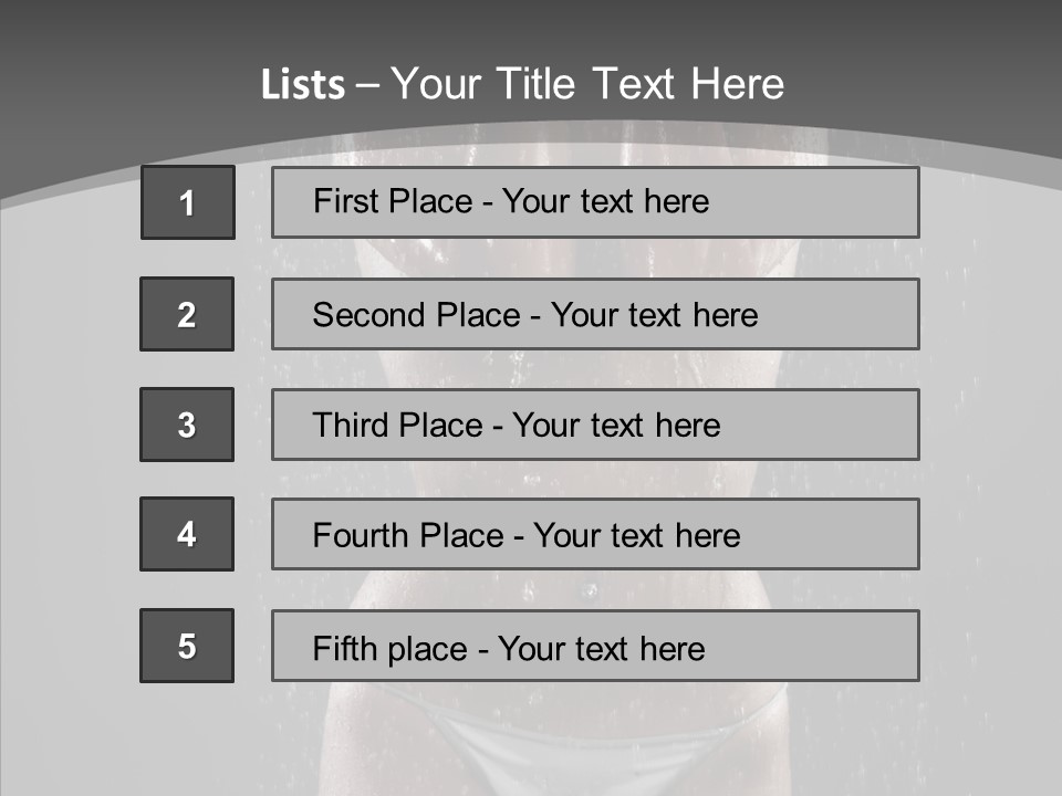 Character Company Chair PowerPoint Template