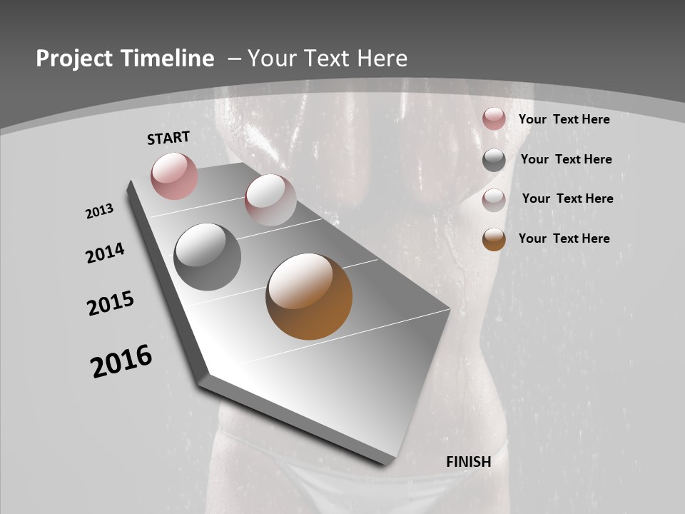 Character Company Chair PowerPoint Template