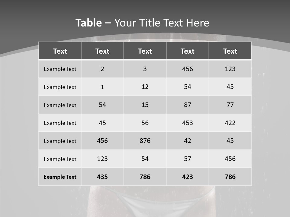 Character Company Chair PowerPoint Template