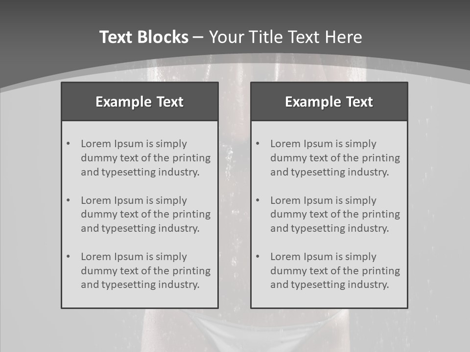 Character Company Chair PowerPoint Template