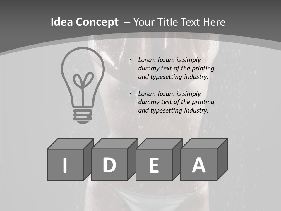 Character Company Chair PowerPoint Template
