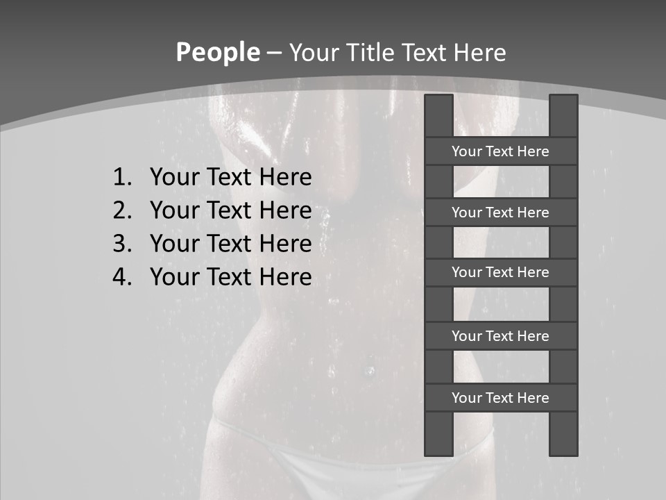 Character Company Chair PowerPoint Template