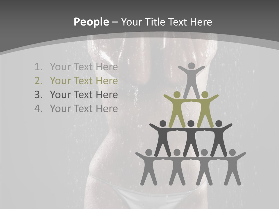 Character Company Chair PowerPoint Template