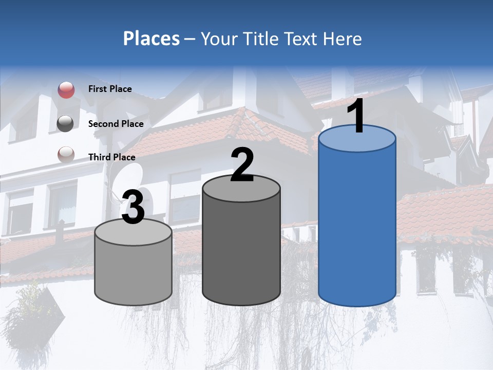 Home Horizontal Exterior PowerPoint Template