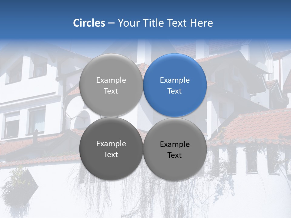 Home Horizontal Exterior PowerPoint Template