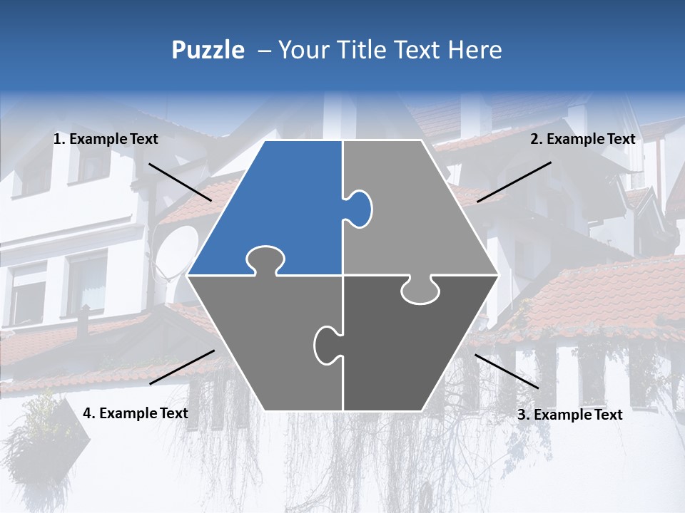 Home Horizontal Exterior PowerPoint Template