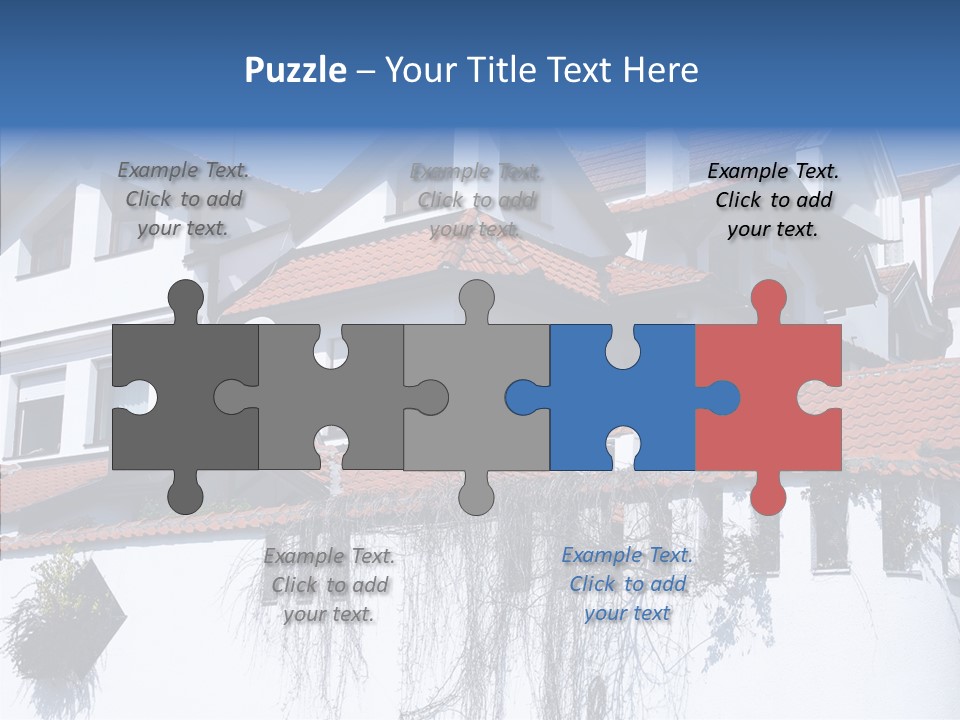 Home Horizontal Exterior PowerPoint Template