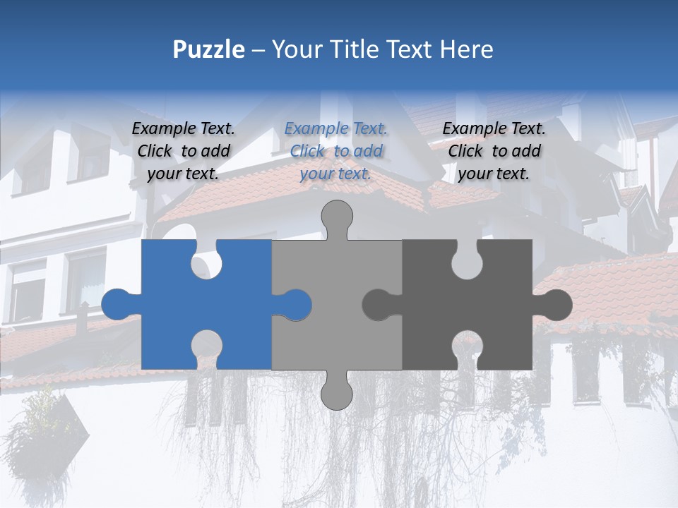 Home Horizontal Exterior PowerPoint Template