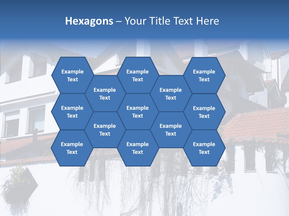 Home Horizontal Exterior PowerPoint Template