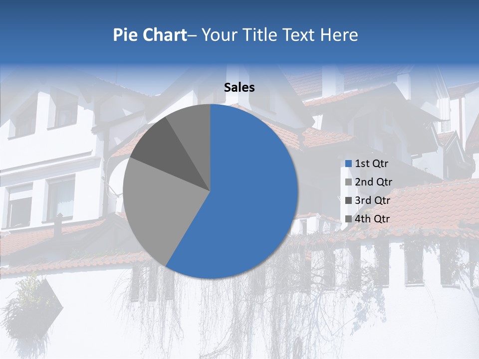 Home Horizontal Exterior PowerPoint Template
