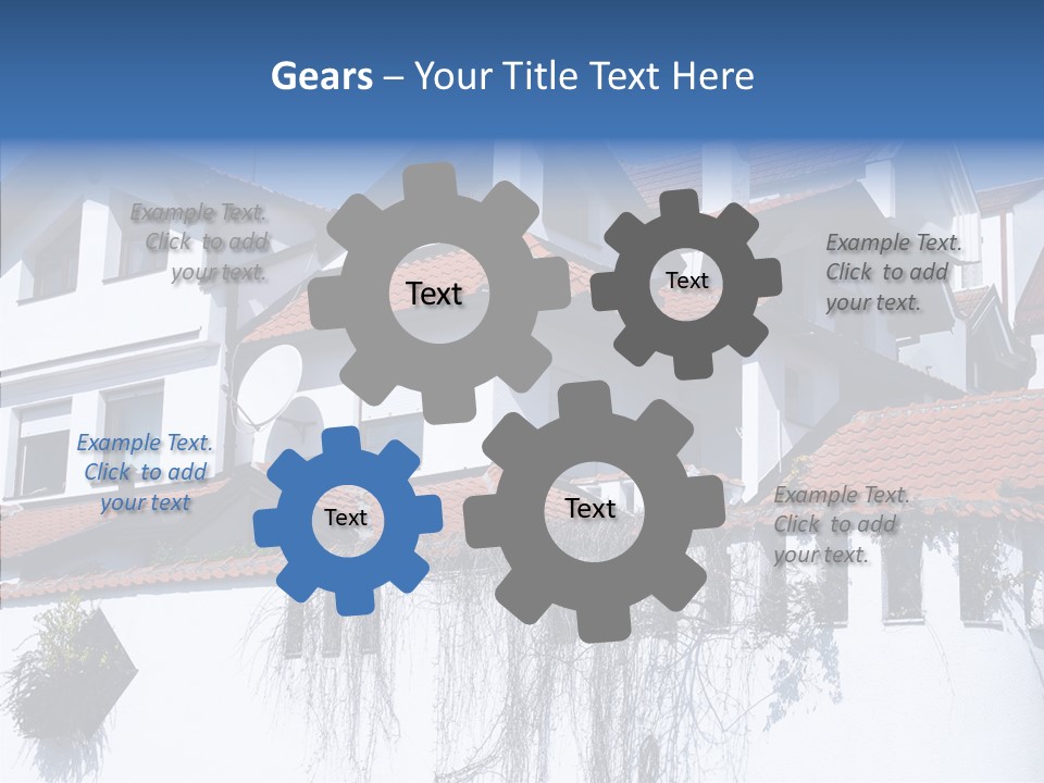 Home Horizontal Exterior PowerPoint Template