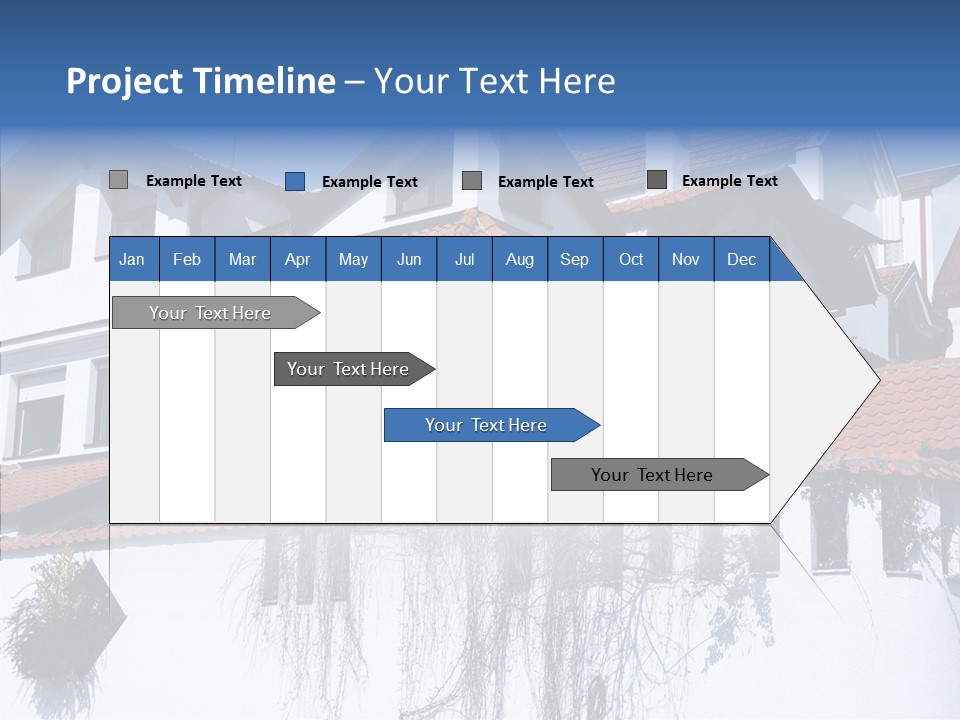 Home Horizontal Exterior PowerPoint Template