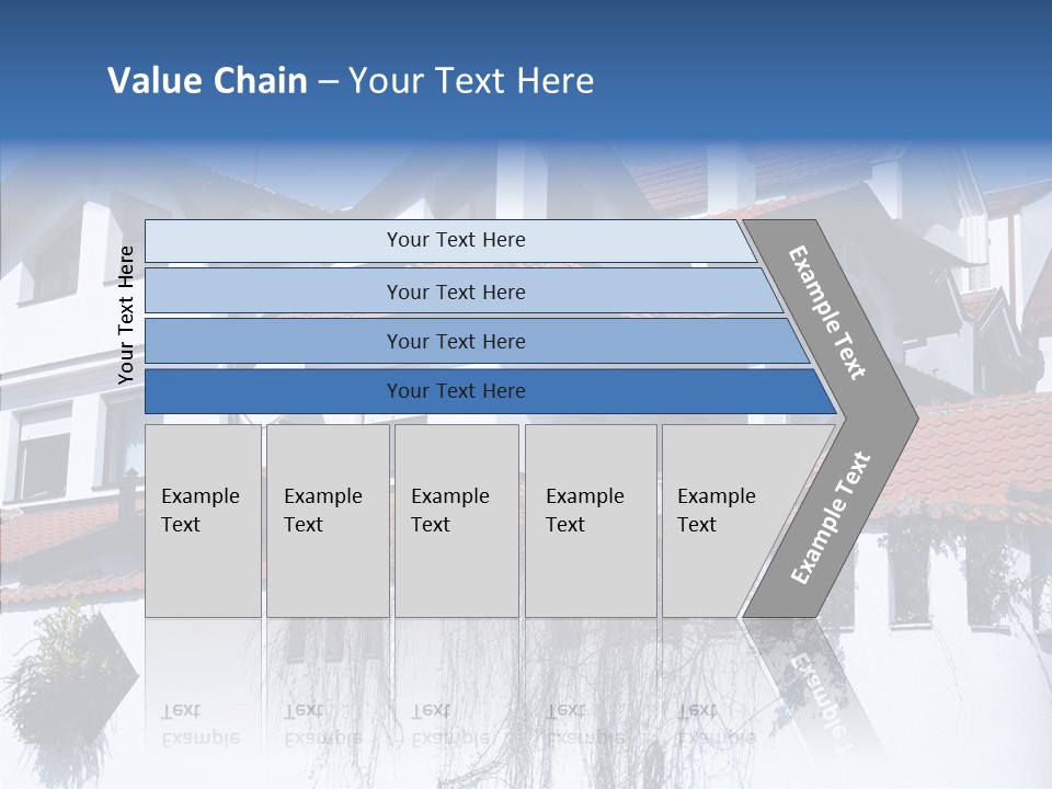 Home Horizontal Exterior PowerPoint Template