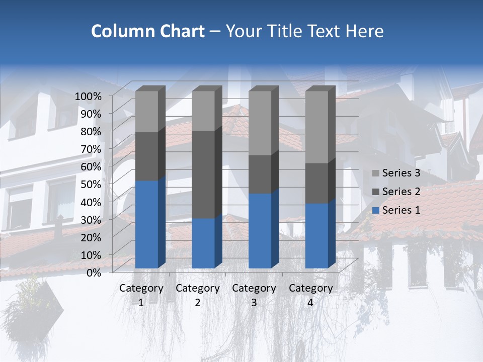 Home Horizontal Exterior PowerPoint Template