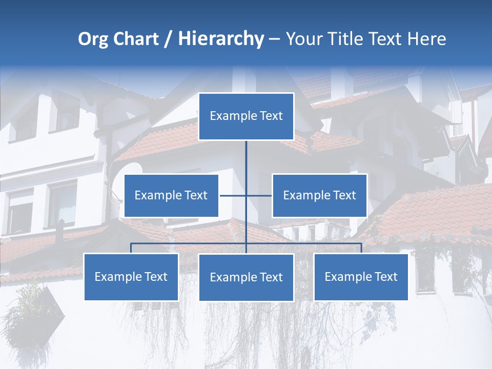 Home Horizontal Exterior PowerPoint Template