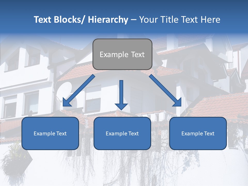 Home Horizontal Exterior PowerPoint Template