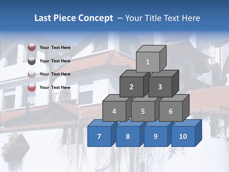 Home Horizontal Exterior PowerPoint Template