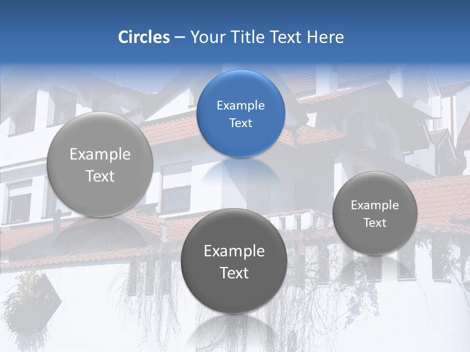 Home Horizontal Exterior PowerPoint Template
