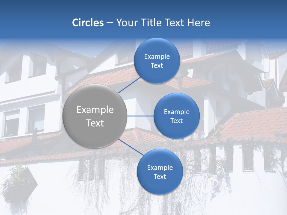 Home Horizontal Exterior PowerPoint Template