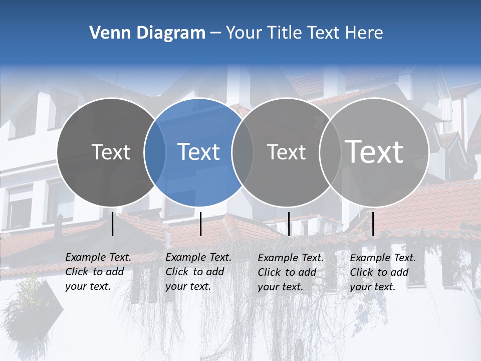 Home Horizontal Exterior PowerPoint Template