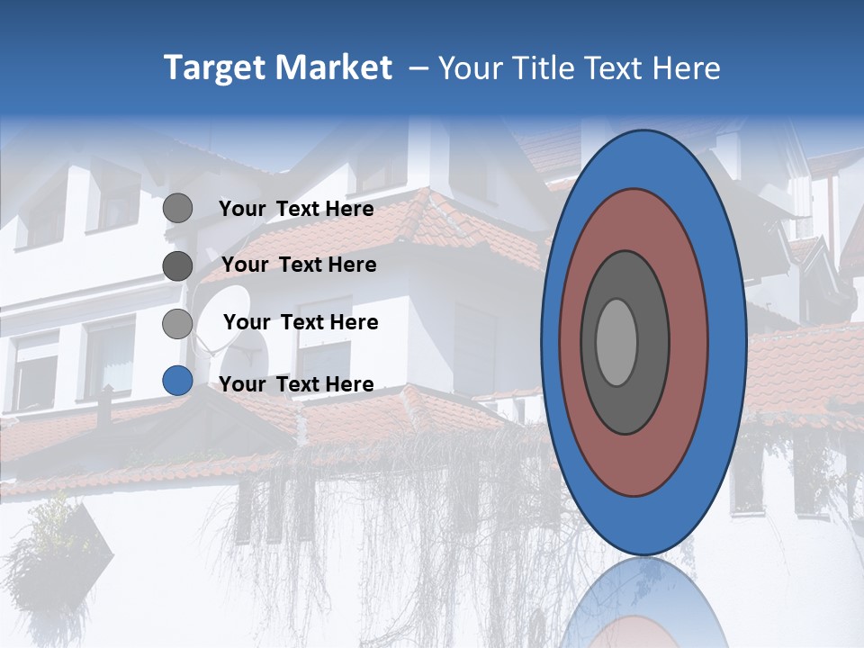 Home Horizontal Exterior PowerPoint Template