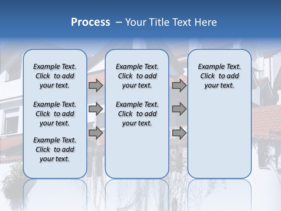 Home Horizontal Exterior PowerPoint Template