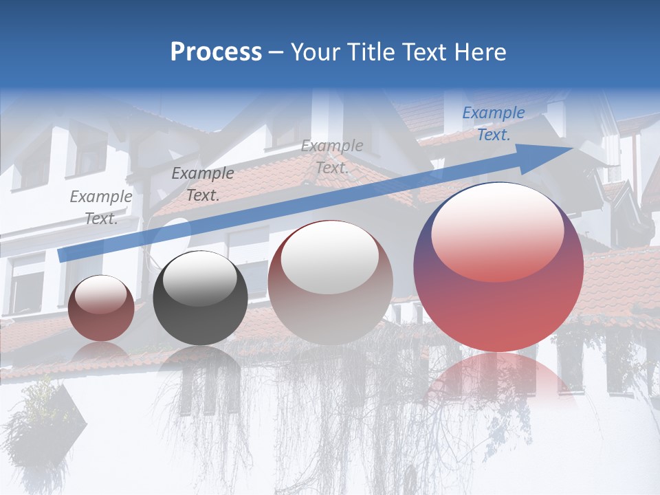 Home Horizontal Exterior PowerPoint Template