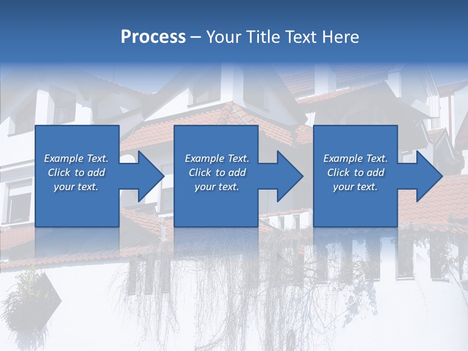 Home Horizontal Exterior PowerPoint Template
