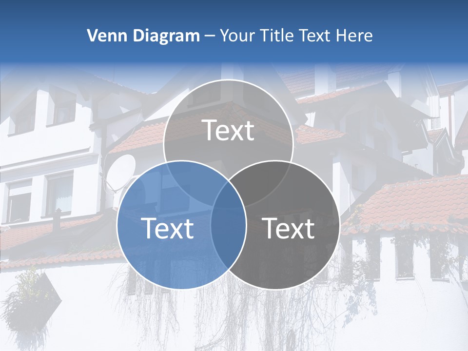 Home Horizontal Exterior PowerPoint Template