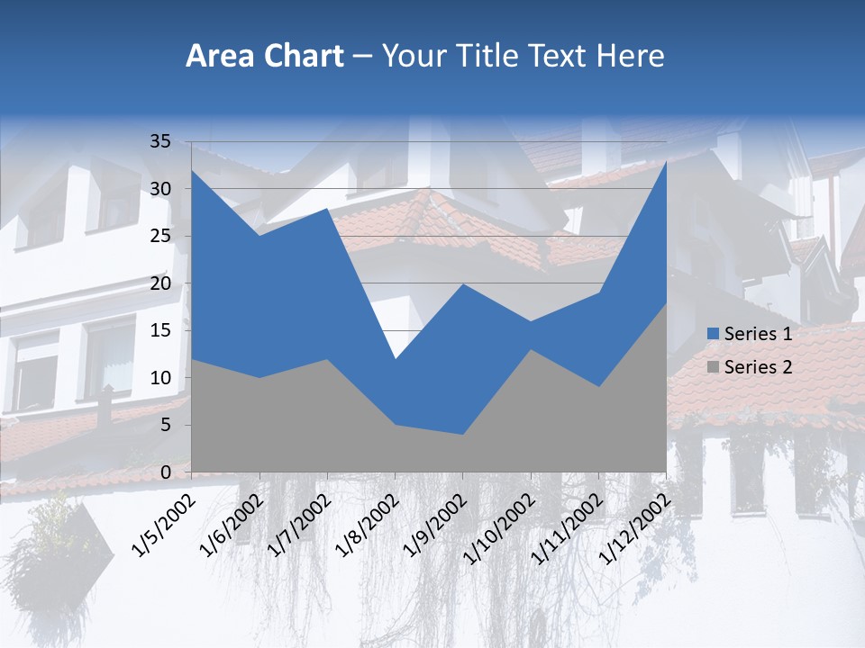 Home Horizontal Exterior PowerPoint Template