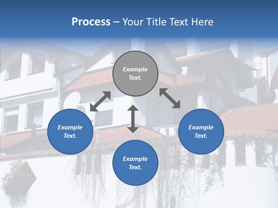 Home Horizontal Exterior PowerPoint Template