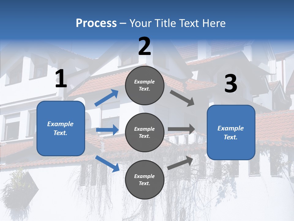 Home Horizontal Exterior PowerPoint Template