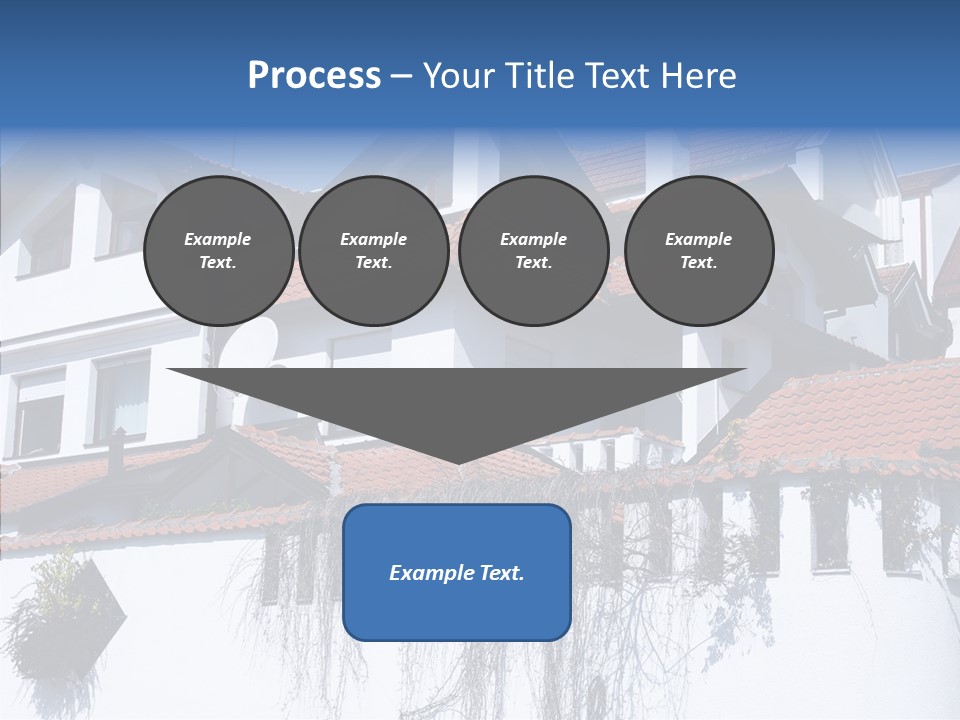Home Horizontal Exterior PowerPoint Template