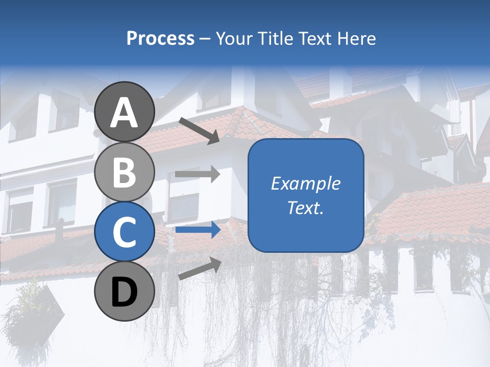 Home Horizontal Exterior PowerPoint Template