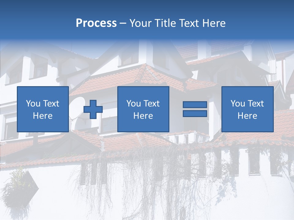 Home Horizontal Exterior PowerPoint Template