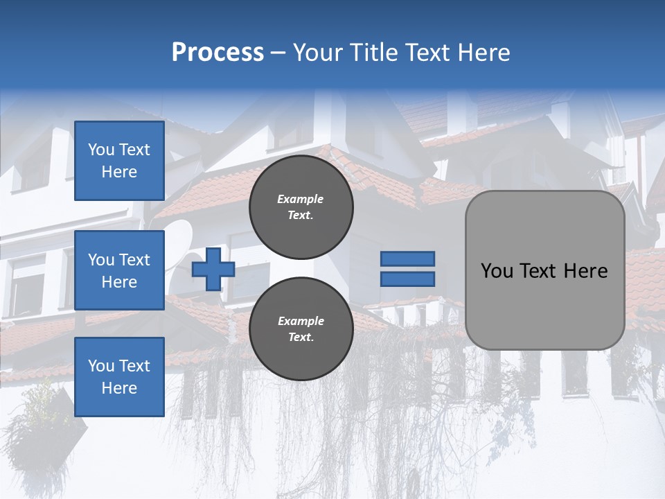Home Horizontal Exterior PowerPoint Template