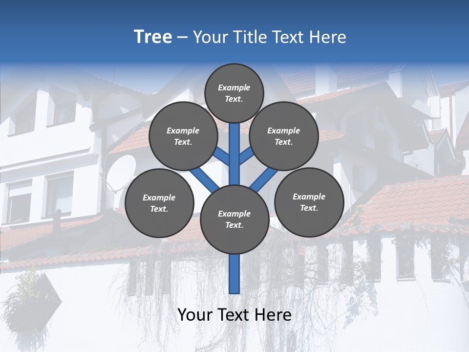 Home Horizontal Exterior PowerPoint Template