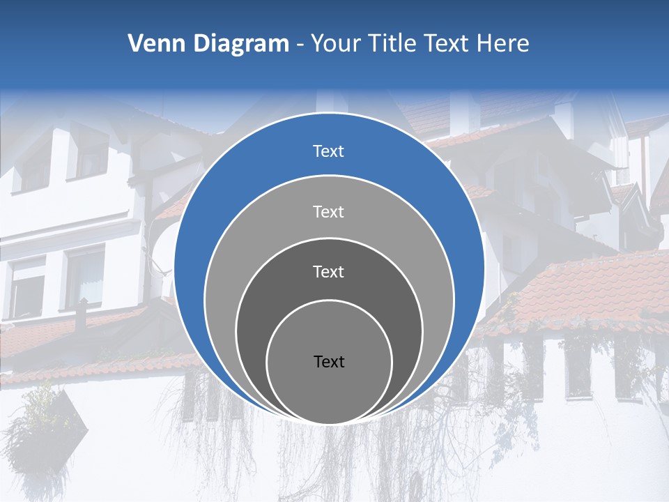 Home Horizontal Exterior PowerPoint Template
