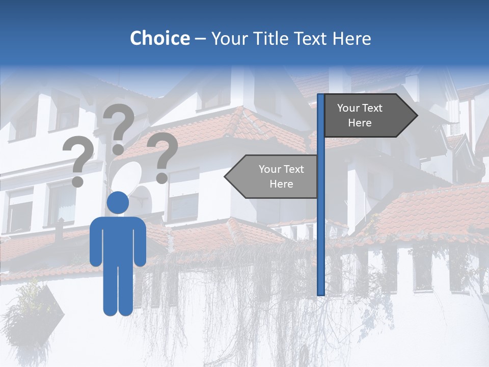 Home Horizontal Exterior PowerPoint Template