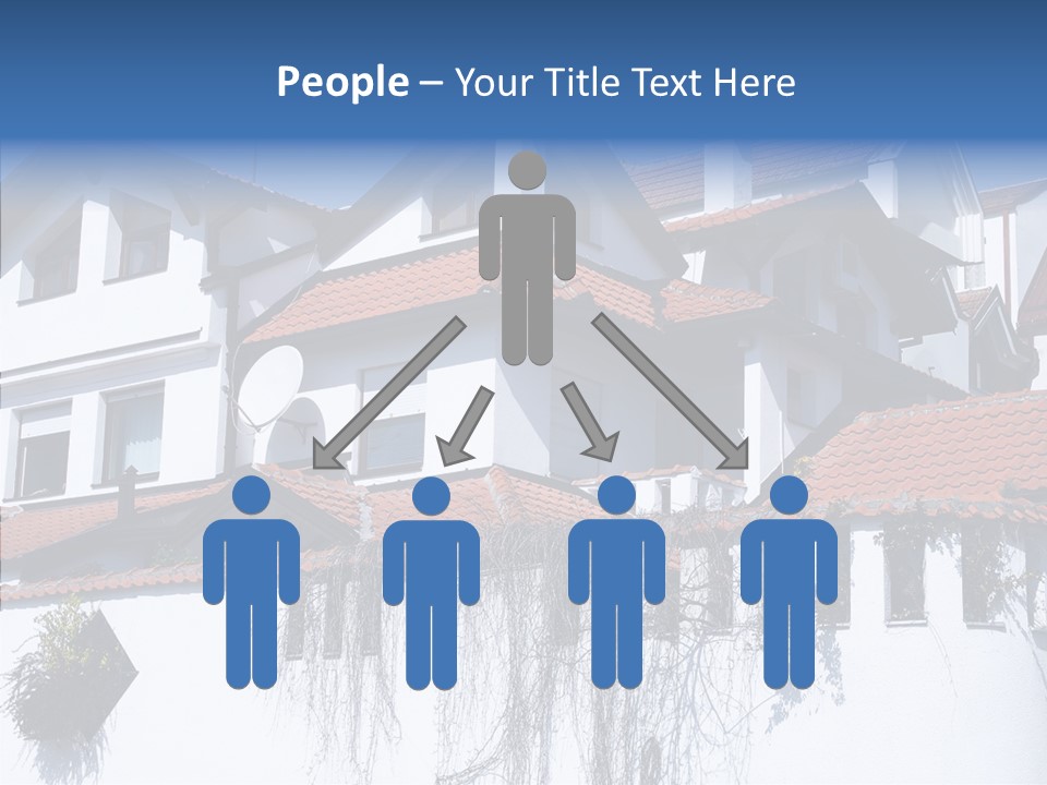 Home Horizontal Exterior PowerPoint Template